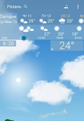 Awesome weather YoWindow live weather wallpaper Ekran Görüntüsü 1