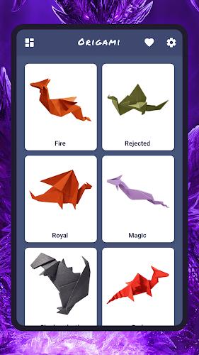 Origami dragons Captura de pantalla 0