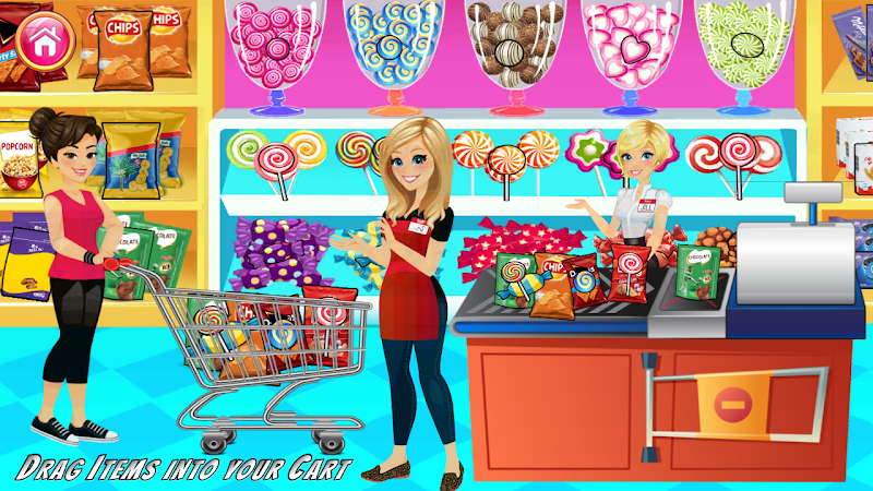 Supermarket Shopping Mall Game Captura de pantalla 1