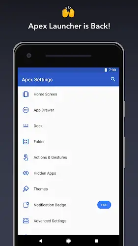 Schermata Apex Launcher 2