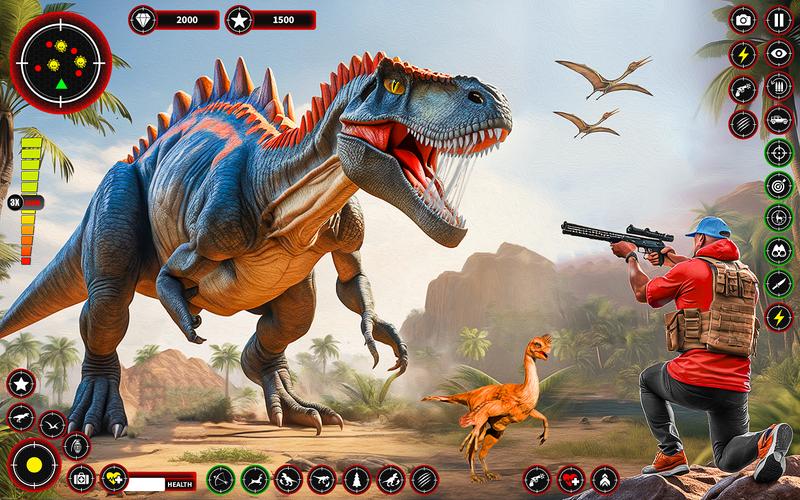 Dino Hunter 3D Hunting Games স্ক্রিনশট 1