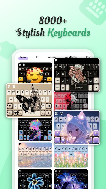 Schermata Cool Fonts – Keyboard & Themes Mod 3