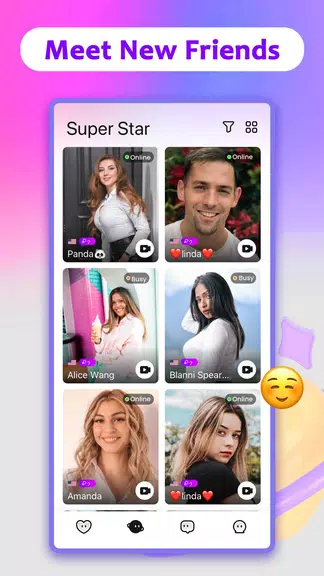 MatchU-Live, Meet People, Chat Captura de pantalla 3