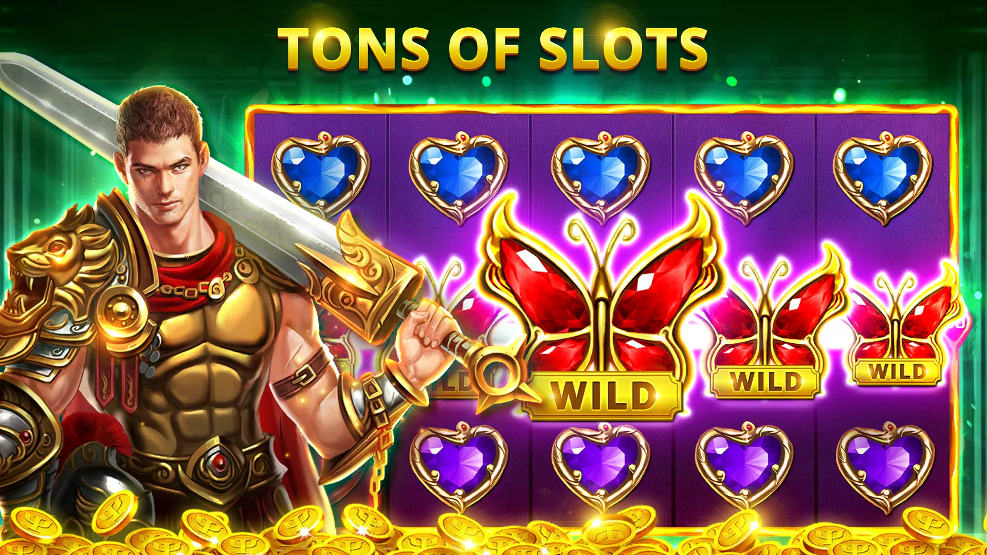 Schermata slots Myth - Slot Machines MOD 3