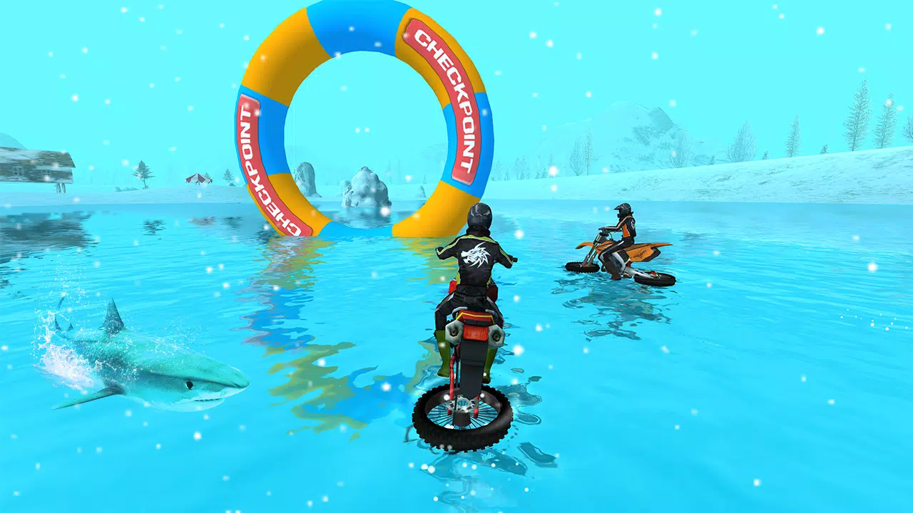 Bike Racing : Water Bike Games Schermafbeelding 0