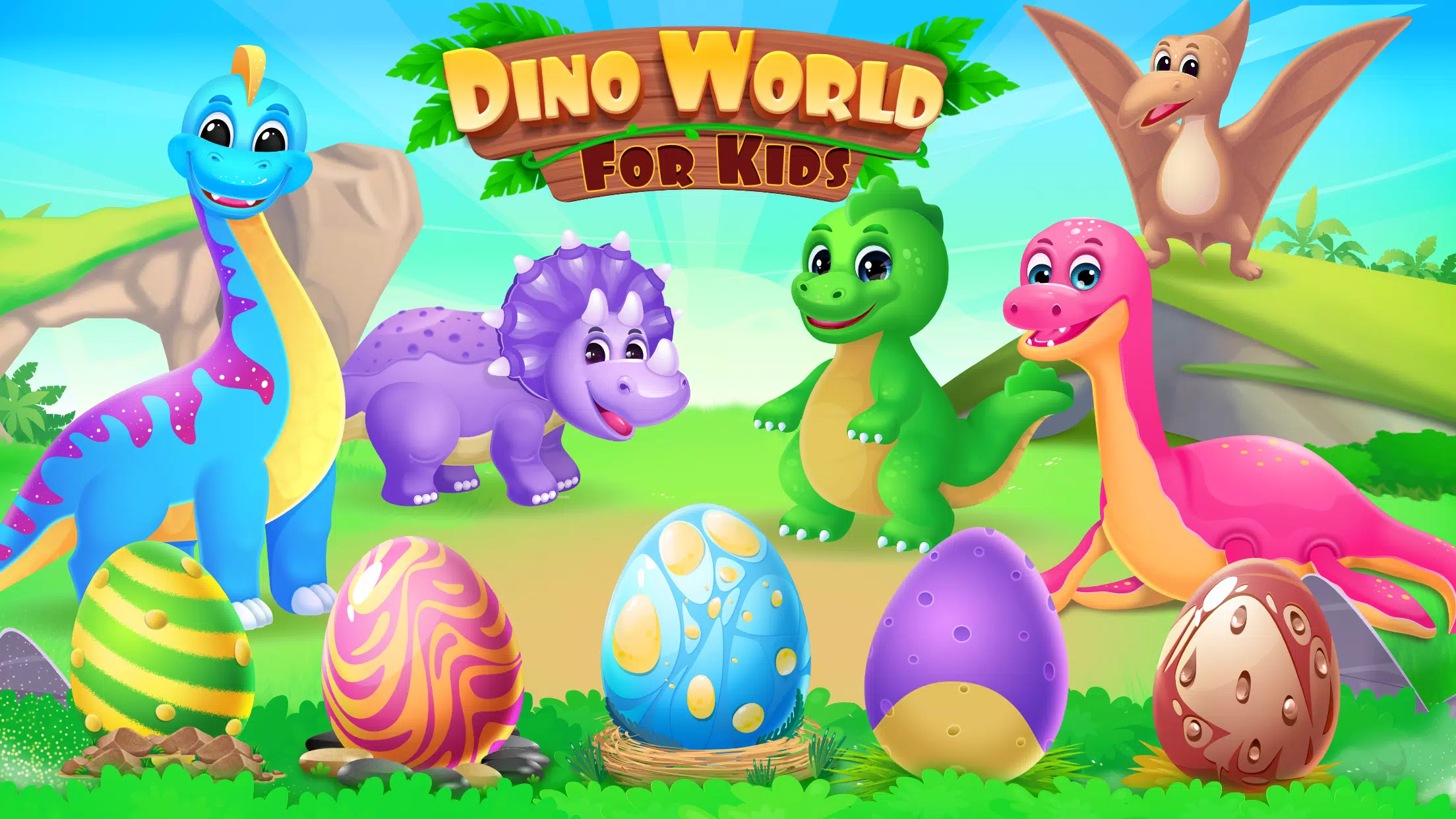 Dino World Jurassic for Kids Captura de pantalla 0