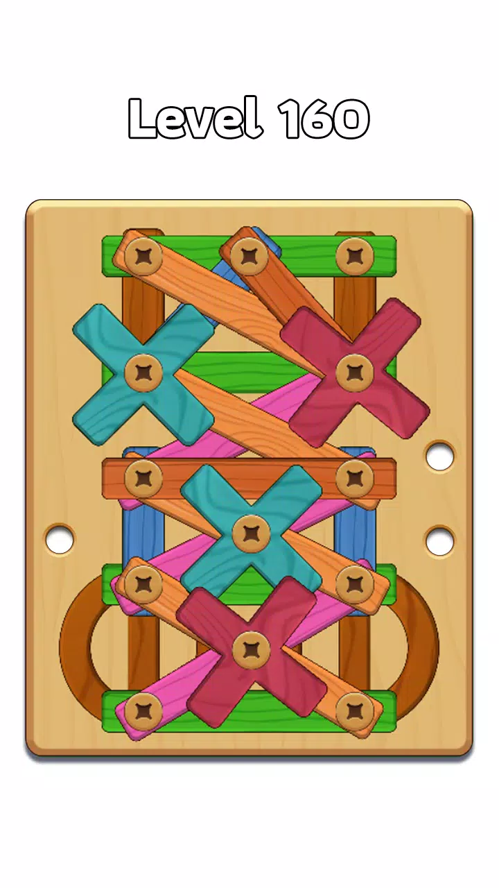 Wood Nuts & Bolt: Screw Puzzle Schermafbeelding 3