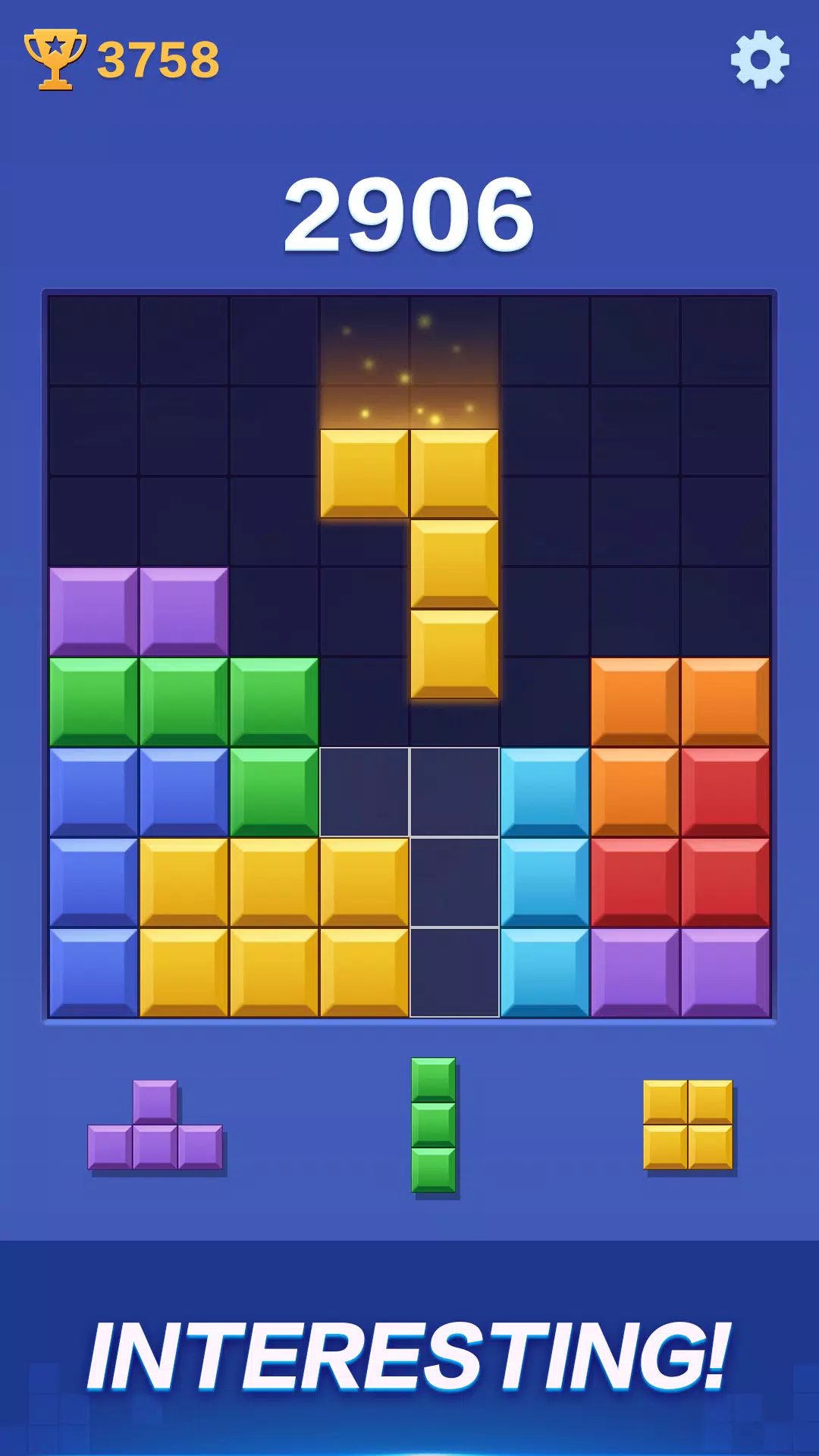 Block Rush - Block Puzzle Game Capture d'écran 1