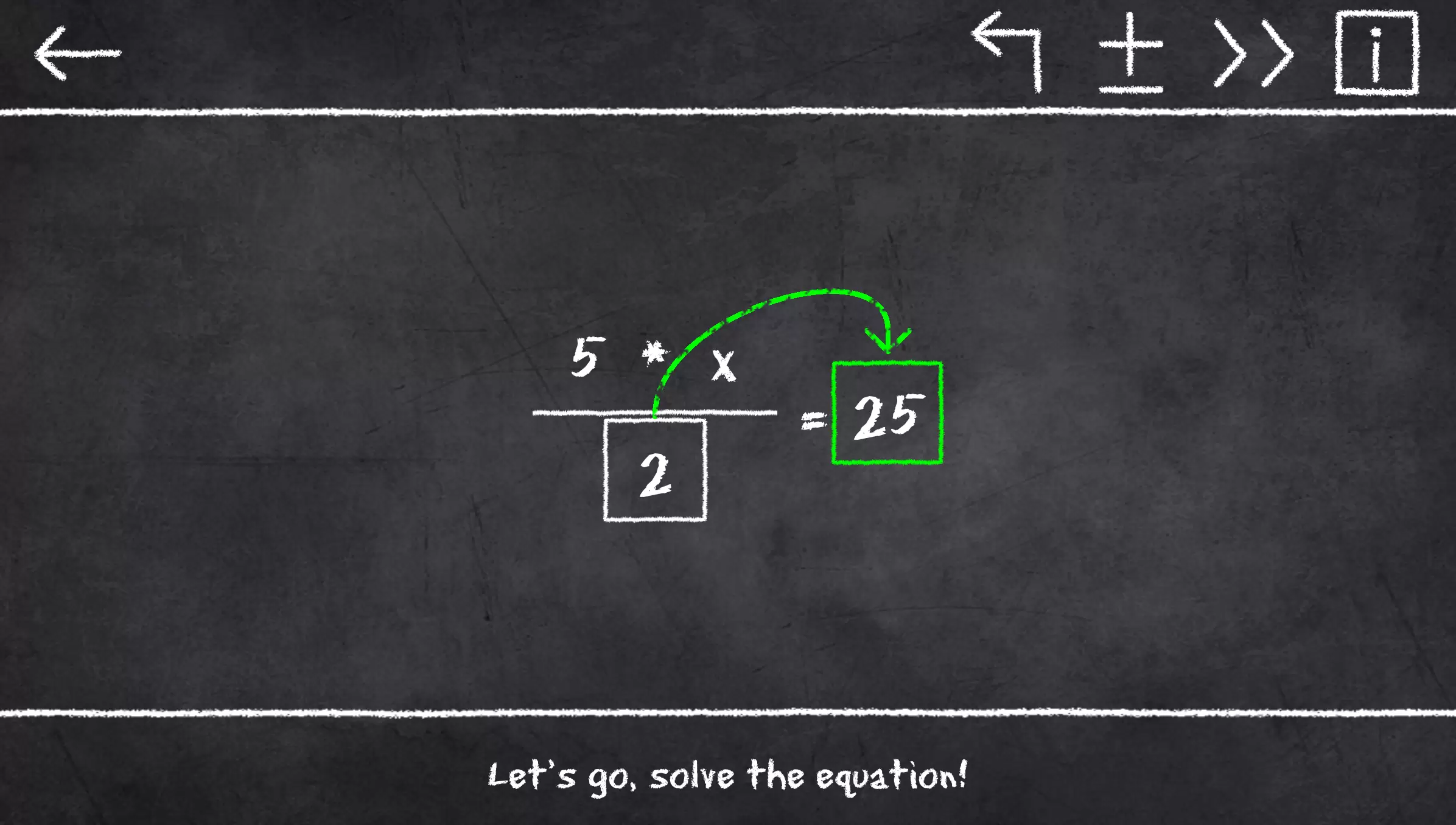 x=1: Learn to solve equations Скриншот 3