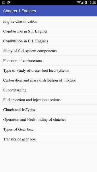 Automobile Engineering Capture d'écran 1