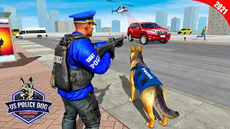 Schermata US Police Dog Crime Chase Game 2