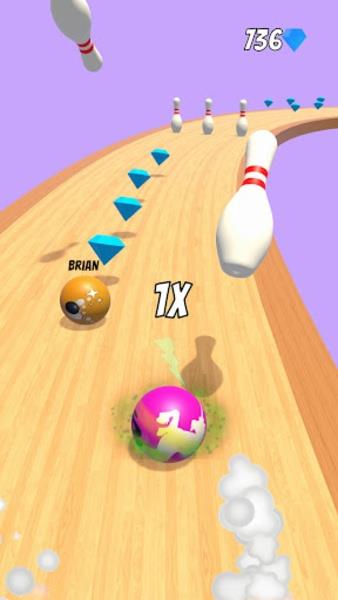 Bowling Rush Zrzut ekranu 2