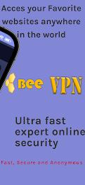 Bee VPN - Secure and Fast स्क्रीनशॉट 1