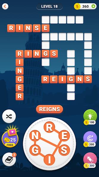 Word Search: Crossword puzzle Mod Screenshot 2