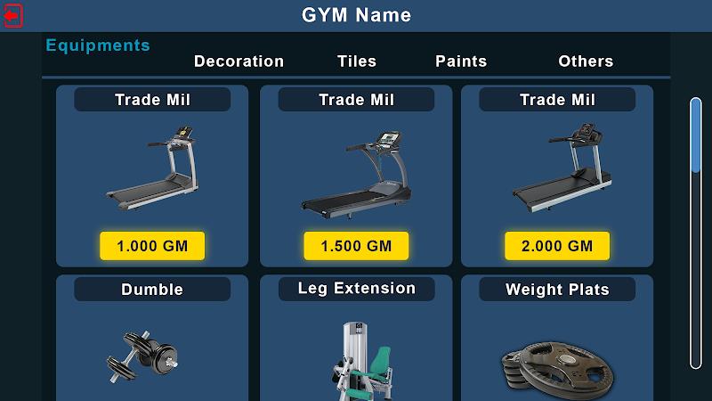 Gym Simulator : Gym Tycoon 24 Ảnh chụp màn hình 2