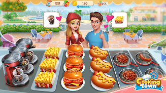 Cooking Town - Restaurant Game Captura de tela 1