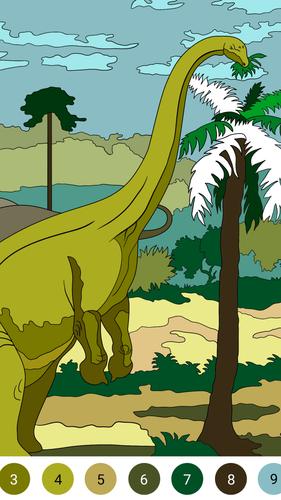 Dino Coloring Encyclopedia Screenshot 1