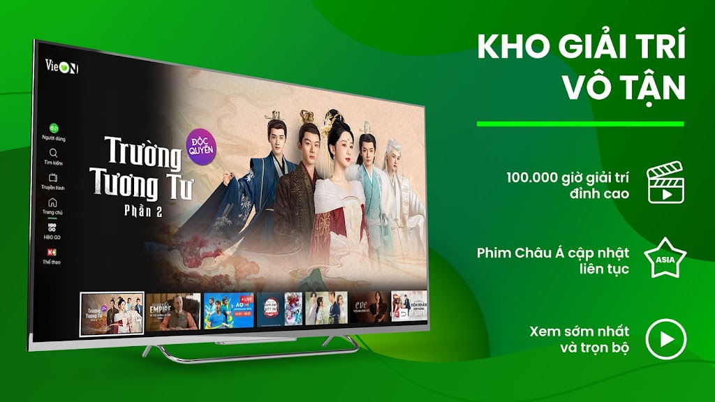 VieON for Android TV Tangkapan skrin 1