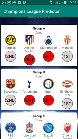 Champions Football Predictor應用截圖第0張