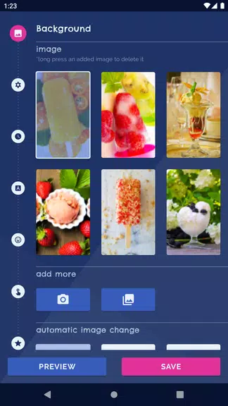 Ice Cream Live Wallpaper Tangkapan skrin 0