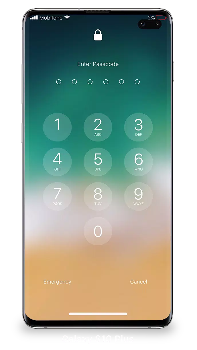 Lock Screen iOS 15 Zrzut ekranu 2