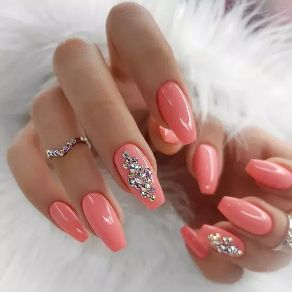 Long Nail Designs ภาพหน้าจอ 2