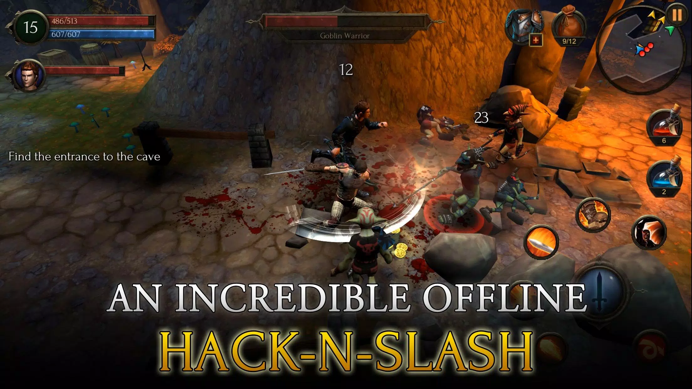 Arcane Quest Legends Offline Schermafbeelding 0