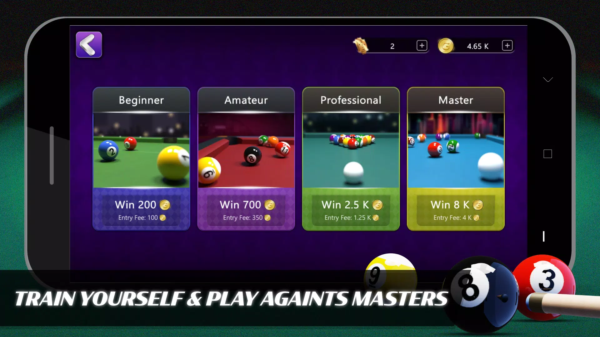 8 Ball Billiards Offline Pool ภาพหน้าจอ 1