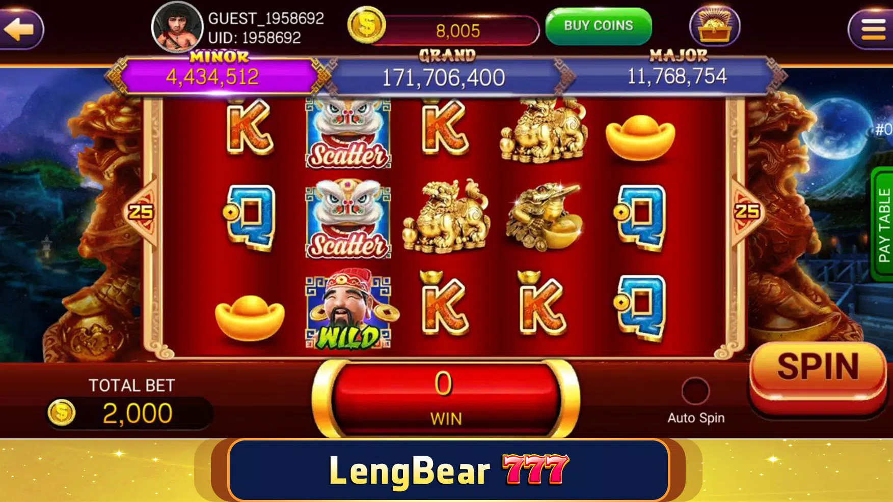 LengBear 777 - Khmer Games Capture d'écran 0