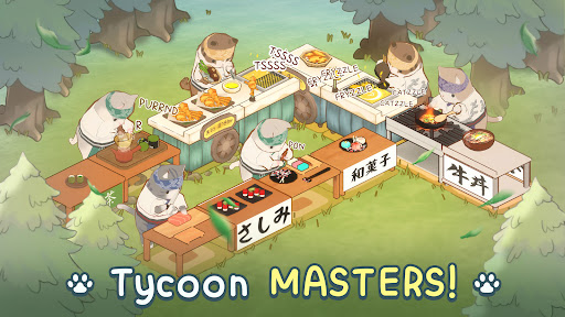 Schermata Cat Garden Food Party Tycoon 2