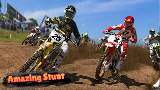 Motocross Stunt Bike Racing 3d Captura de tela 0