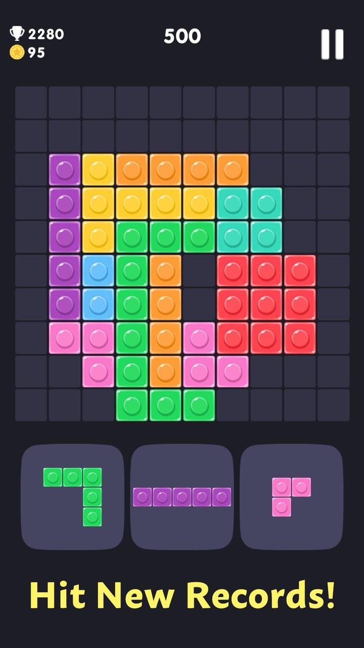 Blocks Classic Blast Puzzle 스크린샷 2