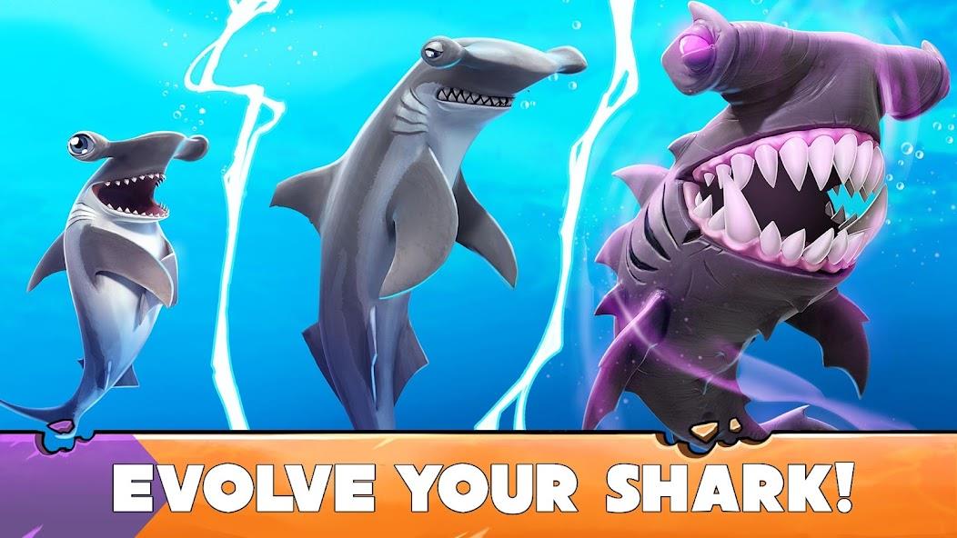 Hungry Shark Evolution Mod ဖန်သားပြင်ဓာတ်ပုံ 3