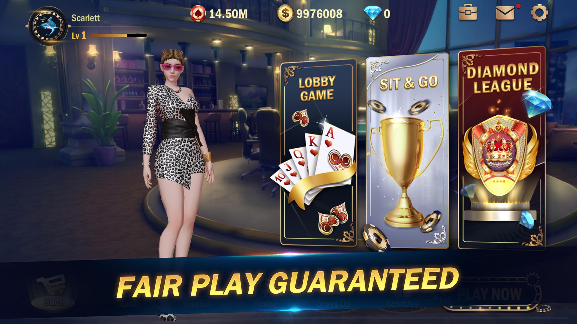 Hi Poker 3D:Texas Holdem ภาพหน้าจอ 1