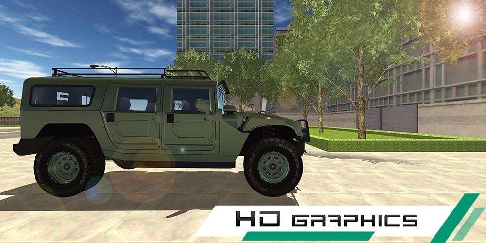 Hummer Drift Car Simulator Скриншот 1