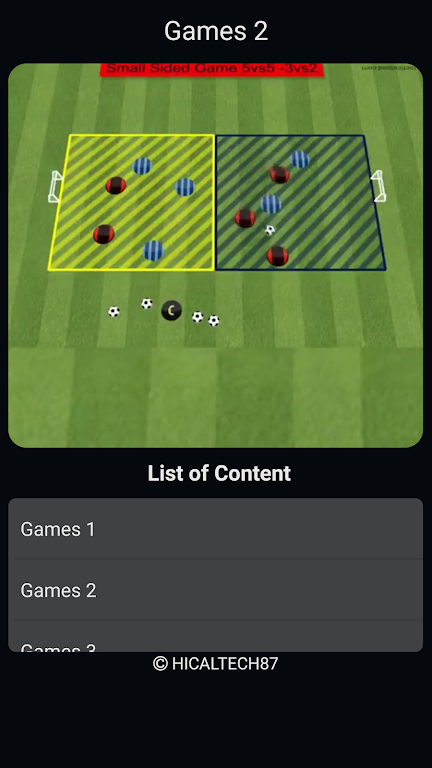 Schermata Football Small Sided Games 2