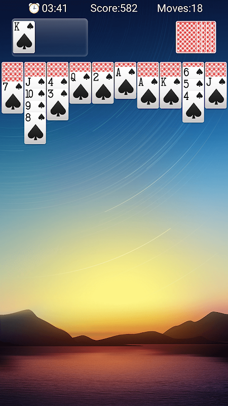Spider Solitaire Classic Game Ảnh chụp màn hình 1