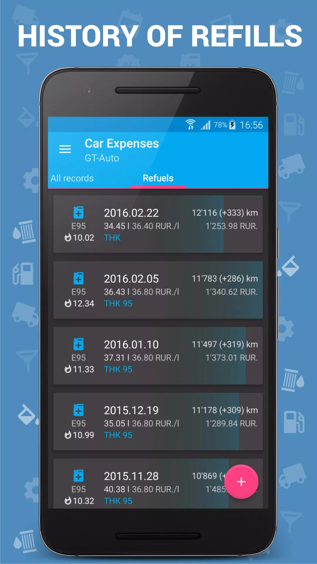 Car Expenses Manager Tangkapan skrin 2