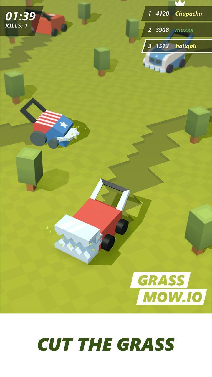 Grass mow.io - survive Ekran Görüntüsü 3