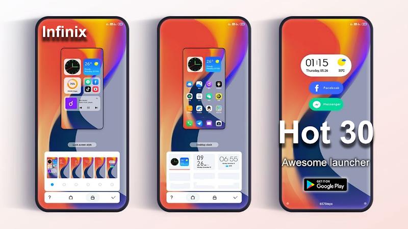 Infinix Hot 30 Launcher:Themes Ekran Görüntüsü 2