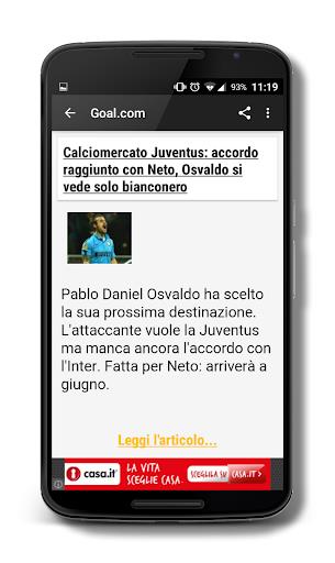 Bianconeri News - Unoff App ဖန်သားပြင်ဓာတ်ပုံ 0