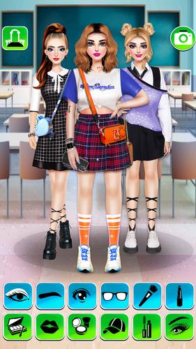 College Girls Fashion Dress Up スクリーンショット 1