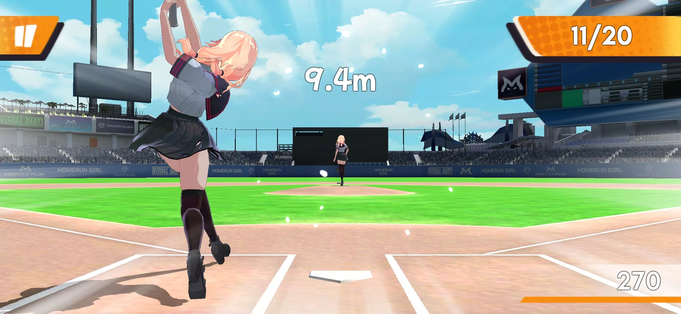 HomeRun Girl 스크린샷 1