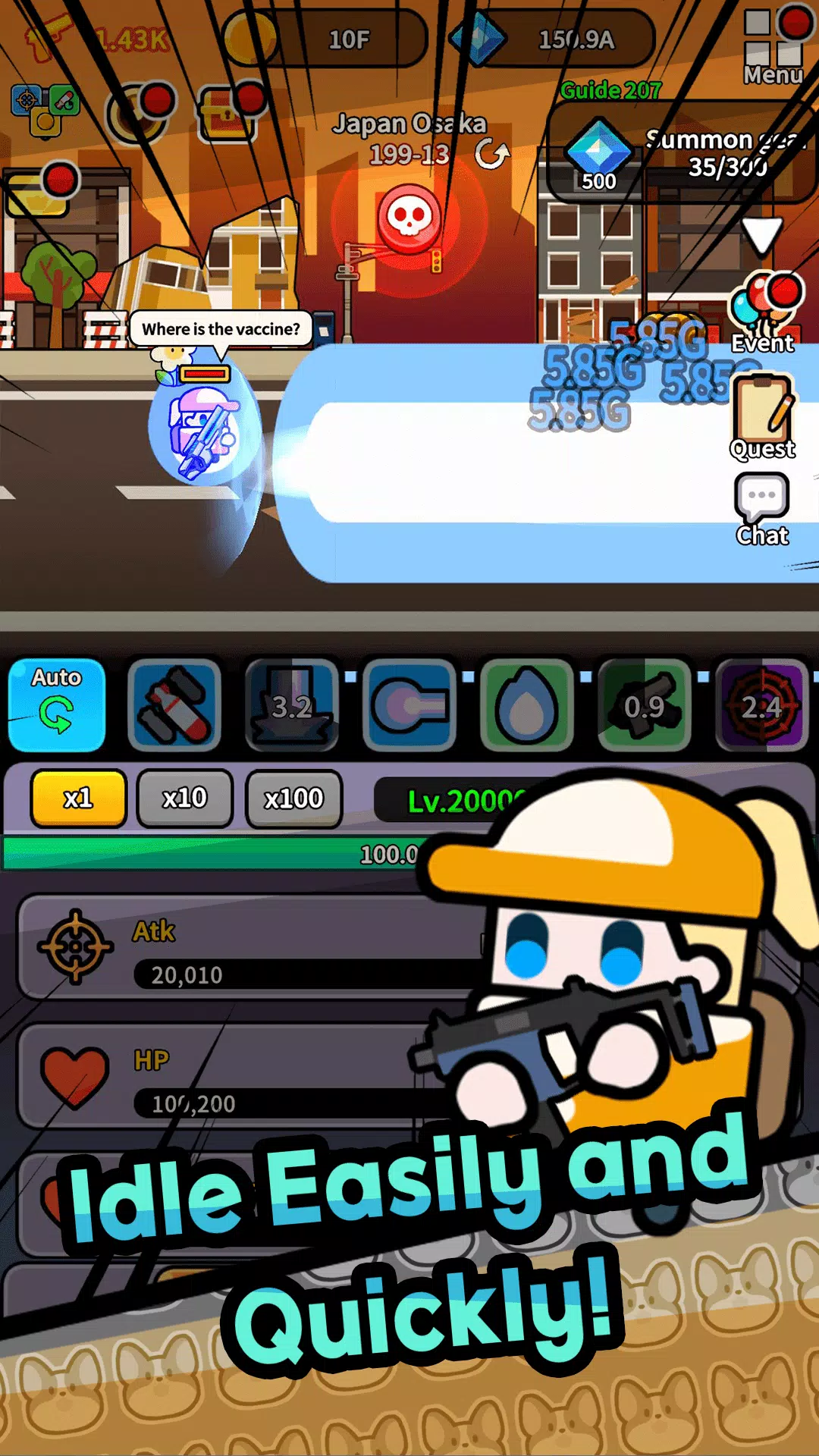 Legend Z Hunter : Idle RPG War应用截图第2张
