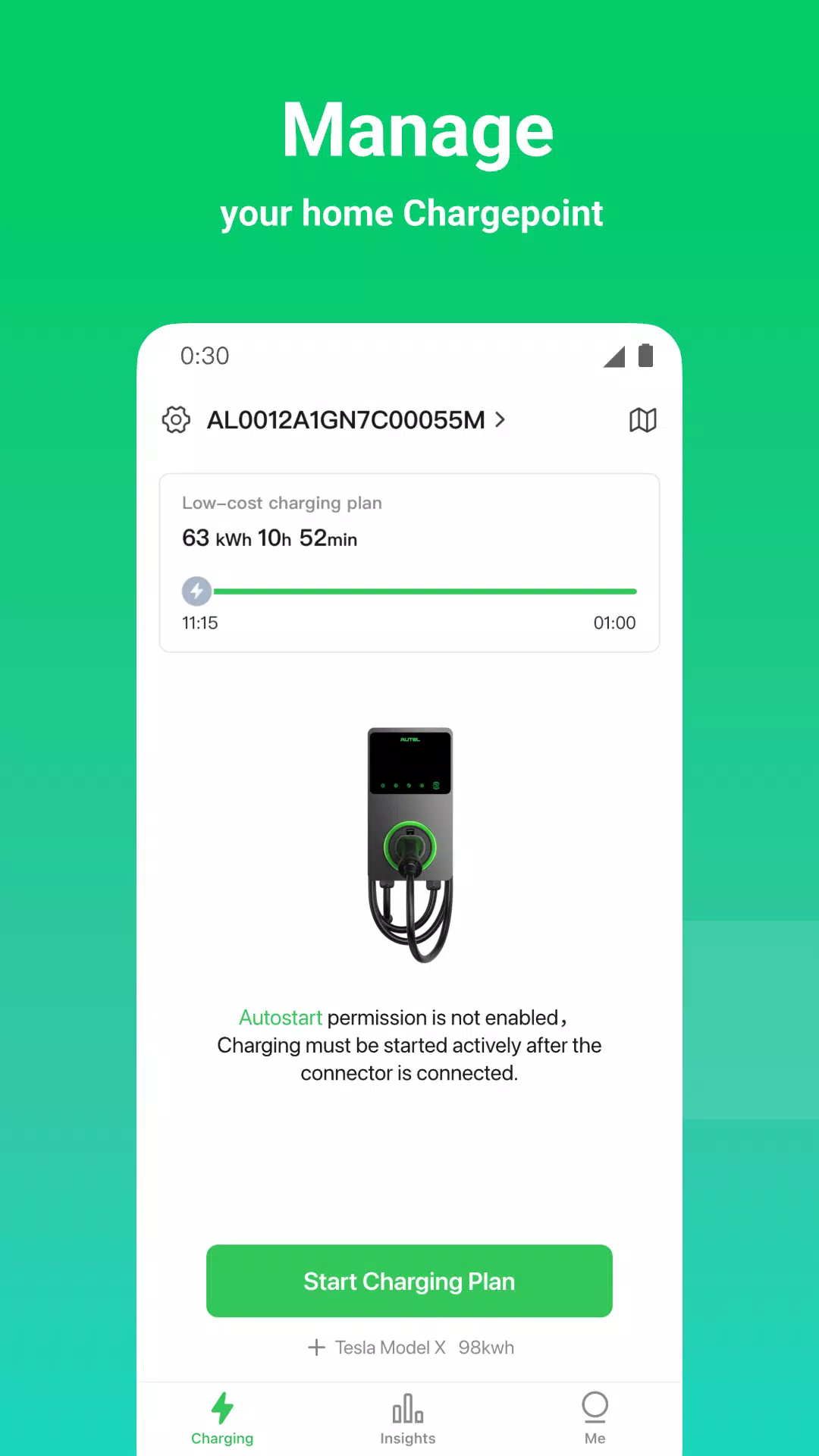 Autel Charge Ekran Görüntüsü 1