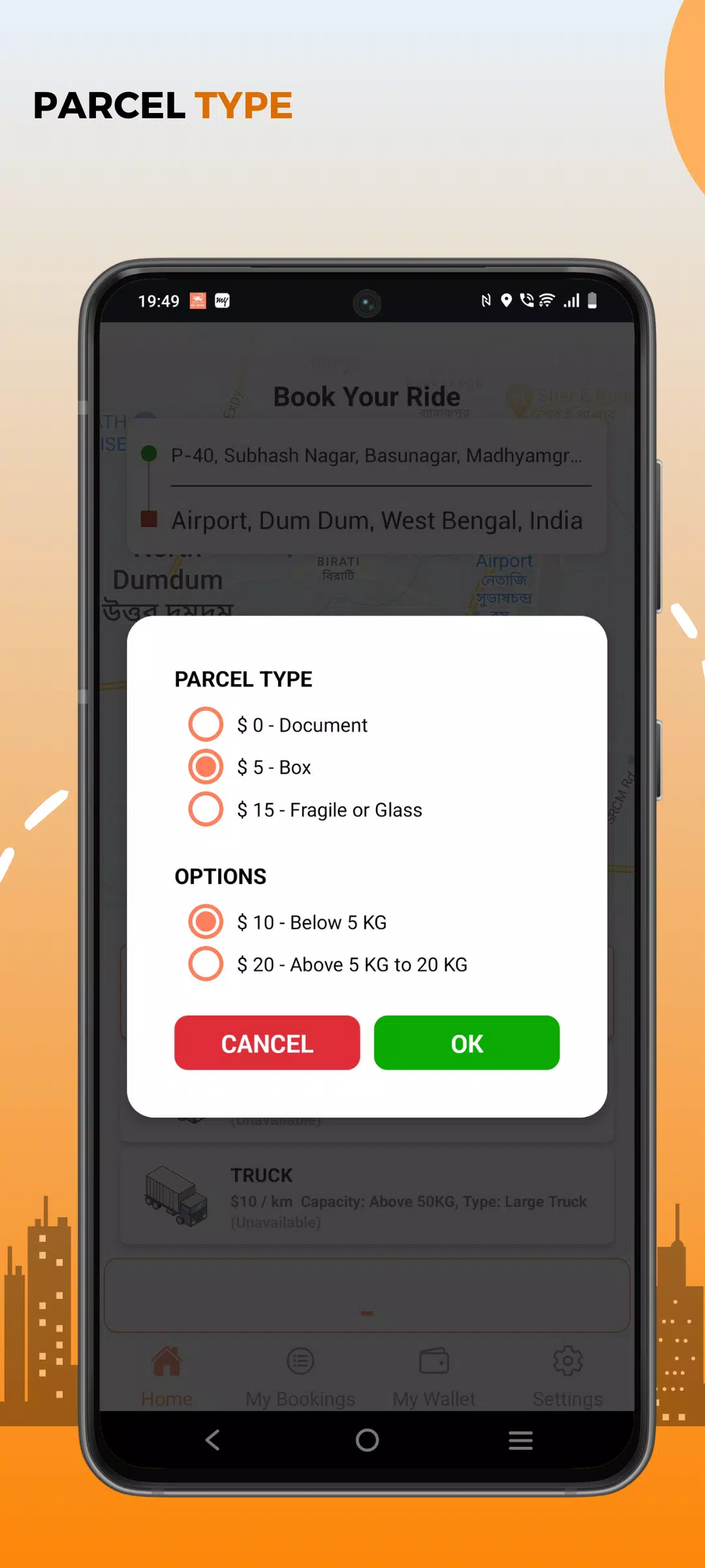 Exicube Delivery Screenshot 1