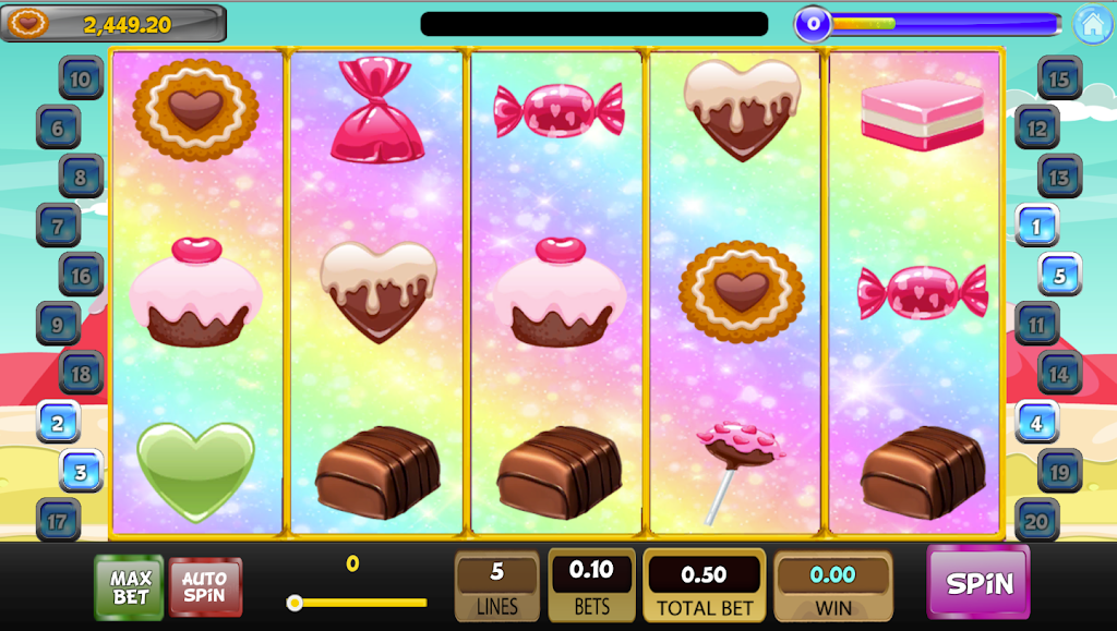 Candy Sweet Slot machine Captura de pantalla 0