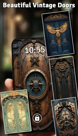 Schermata Vintage Door Lock Screen 2