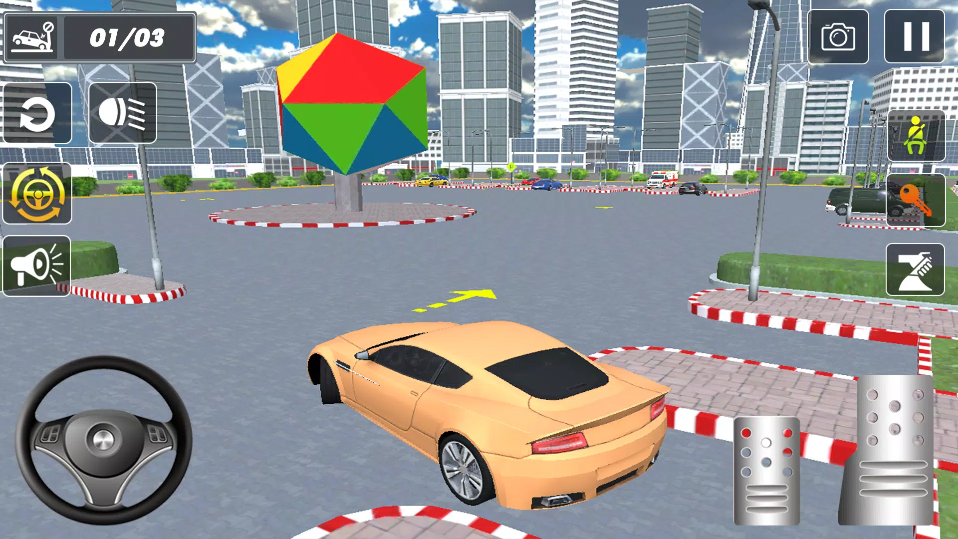 Car Parking 3D Simulation Game スクリーンショット 1