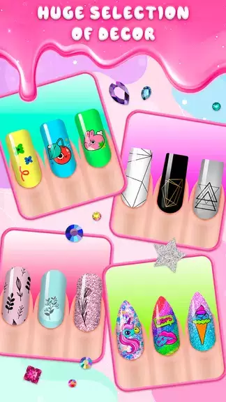 Girls Nail Salon Game:Nail Art ภาพหน้าจอ 1